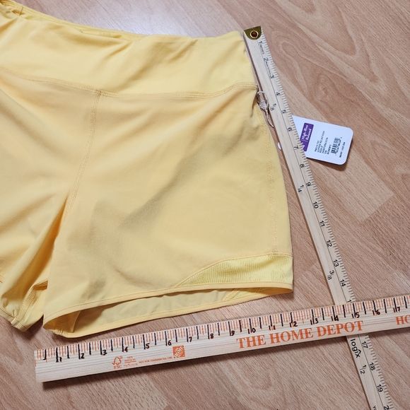 NWT Rabbit 4" Hopper Highrise Relaxed Yellow Shorts Brief Liner Small - Picture 5 of 15